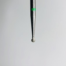 Фреза алмазная, шар, жёсткая (зелёная), D 0.23