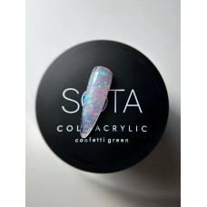 Confetti green | COLD ACRYLIC COLOR